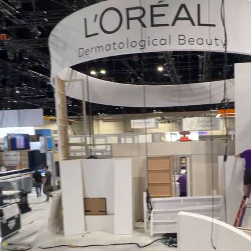 Acer Exhibits Trade Show Exhibit Design and Fabrication – L’Oreal at AAD 2025 On-site Booth Build